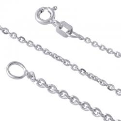 Lant argint 925 placat cu rodiu 45 cm 1 mm LSX0113 Be Delicate [0]